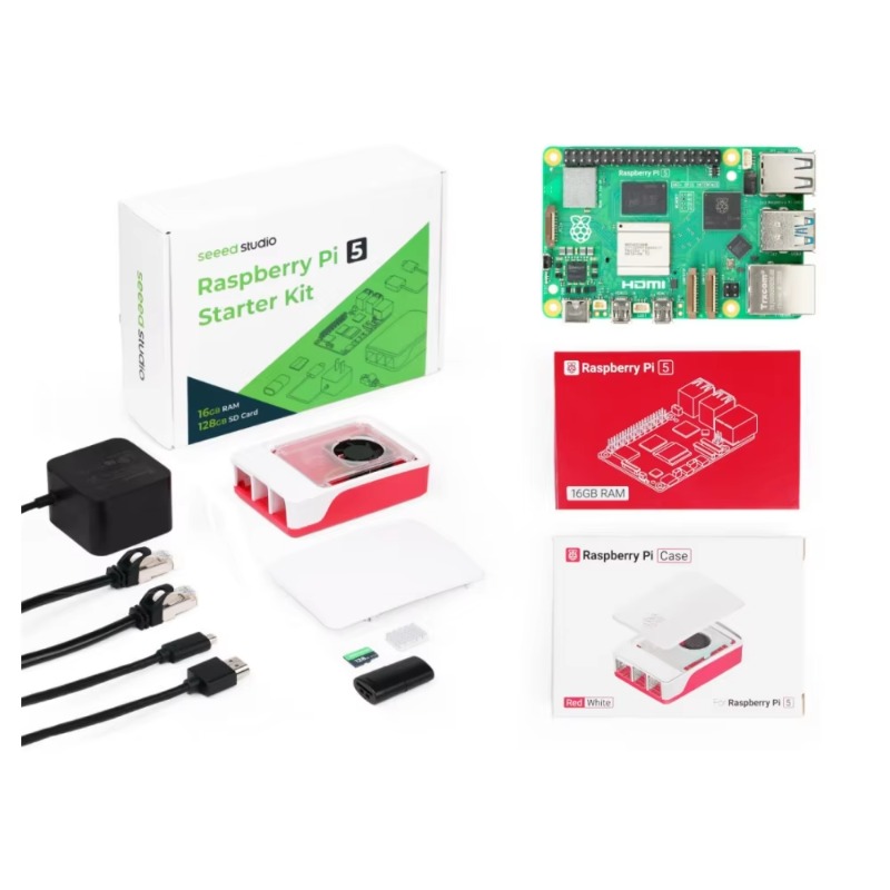 Raspberry Pi 5 8Gb - 5 مجموعة البداية - ذاكرة وصول
