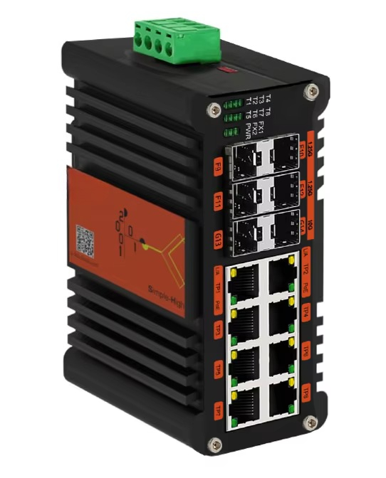 Sfp+ 10G Managed Switch 8 Port - محول إيثرنت مُدار صناعي من الفئة