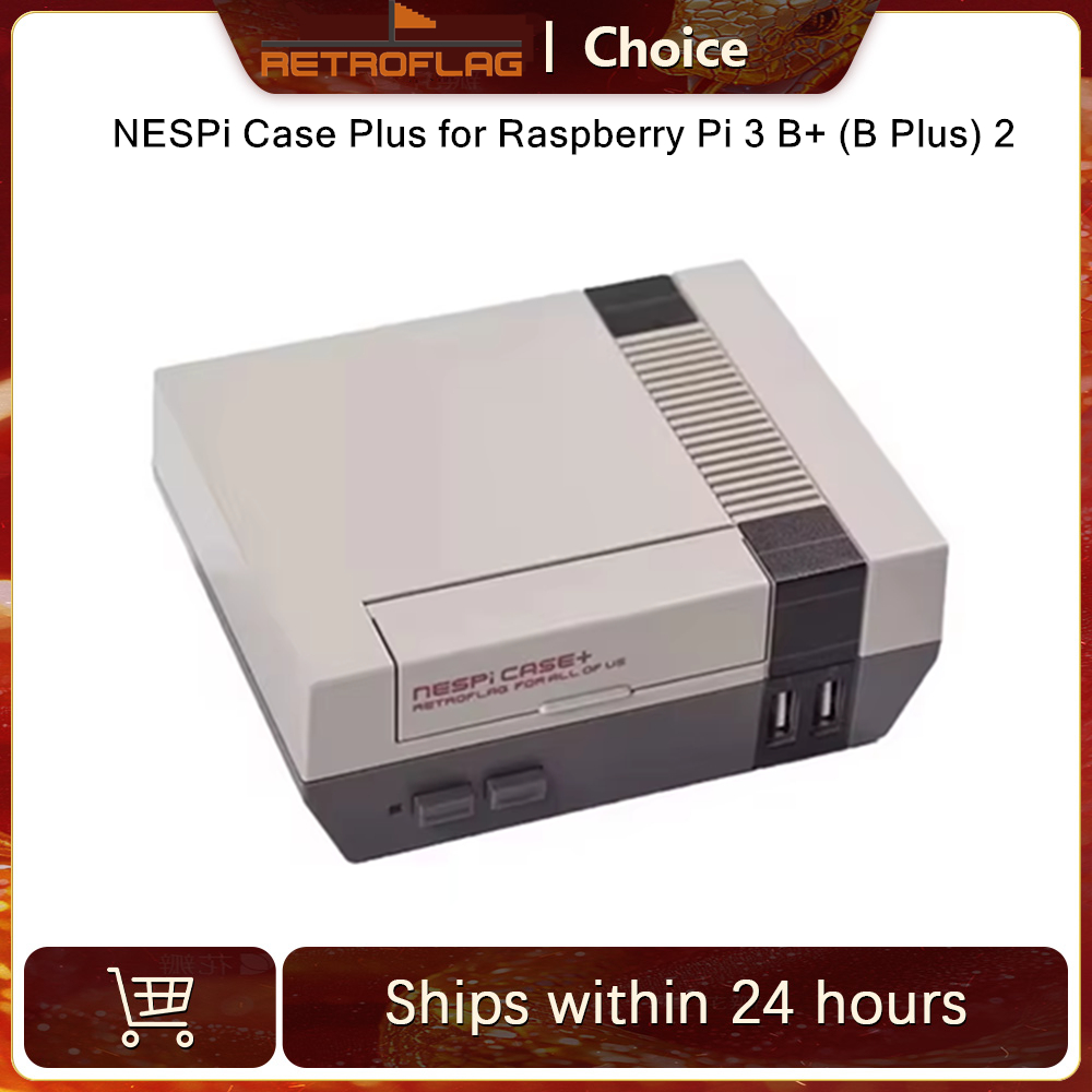 Turing Pi 2 - علبة ريتروفلاج NESPi مع زر تشغيل