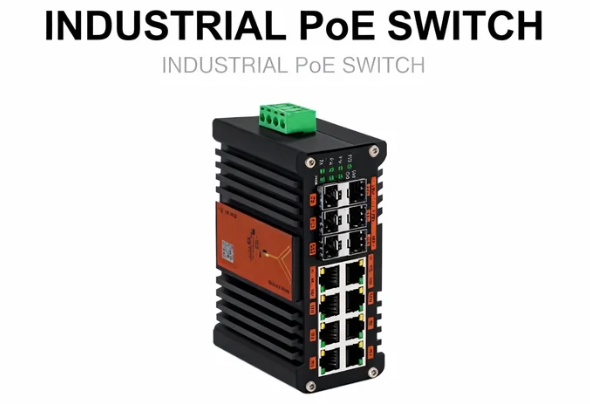 Sfp+ 10G Managed Switch 8 Port - مفتاح PoE صناعي L2 + 8