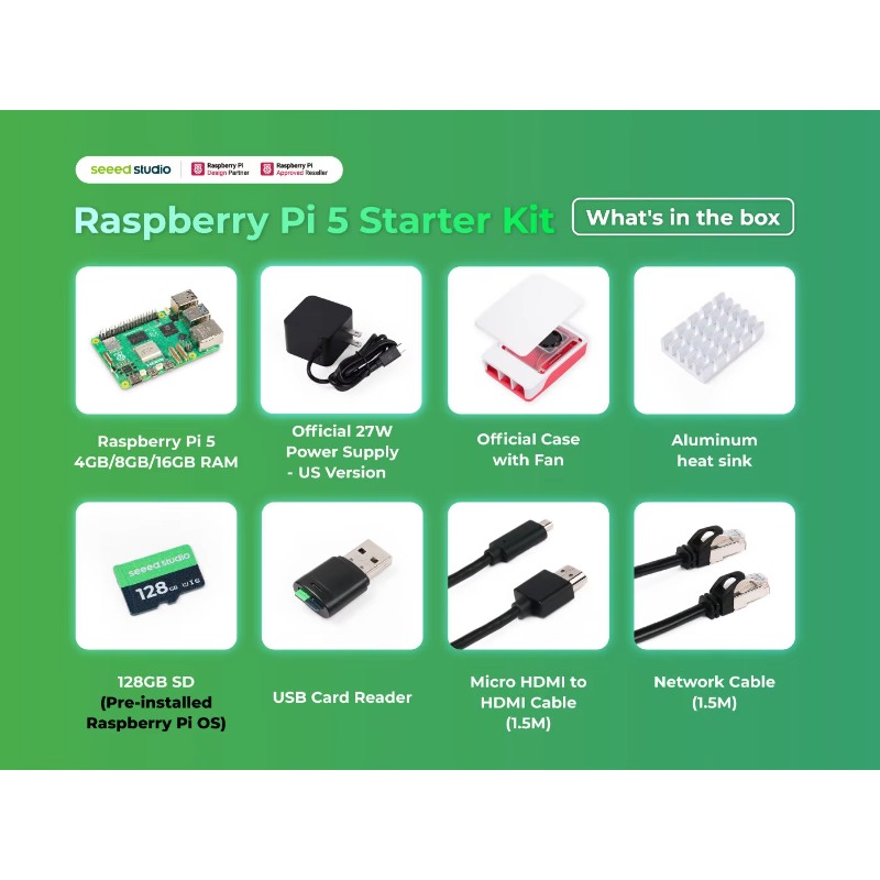 5 مجموعة البداية - ذاكرة وصول  - مراجعة Raspberry Pi 5 8Gb وسعره