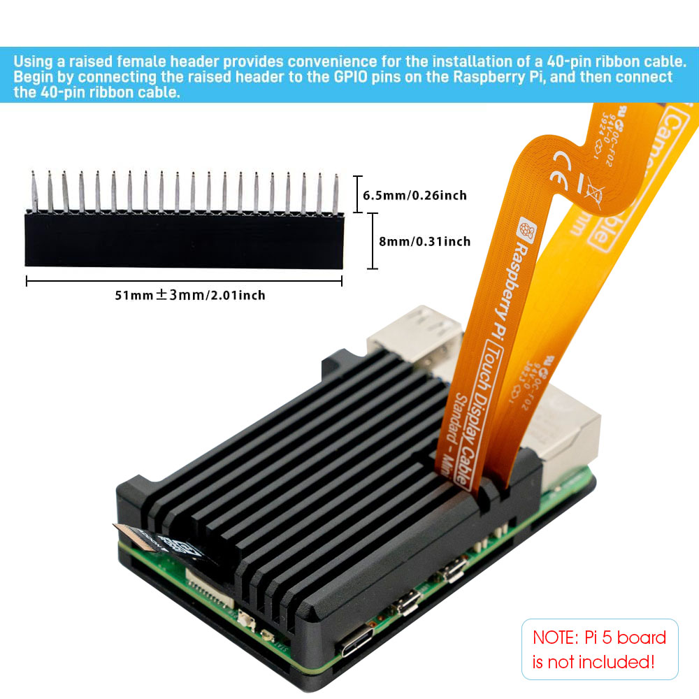 حافظة Raspberry Pi 5 من الألوم - مراجعة Raspberry Pi 5 8Gb وسعره
