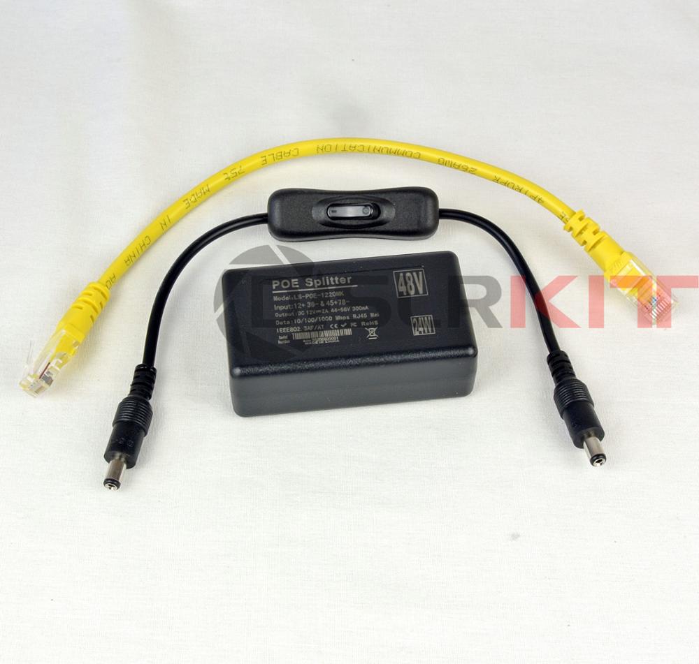 DSLRKIT-فاصل PoE نشط 12 فولت 2 - مراجعة Active Poe Splitter Gigabit 12V 2A وسعره